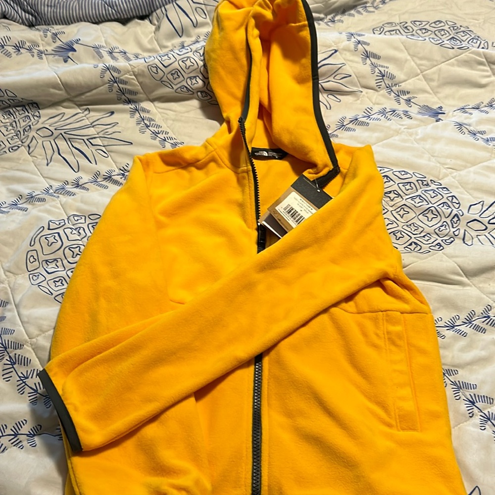 Kids north face fleece hoodie.